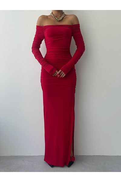 İpeksi Silky Vasco Madonna Draped Dress