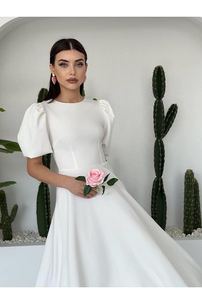 leyla sanat sanata yeni bir bakış açısı Leyla Art a New Perspective on Art Catania Balloon Sleeve Dress