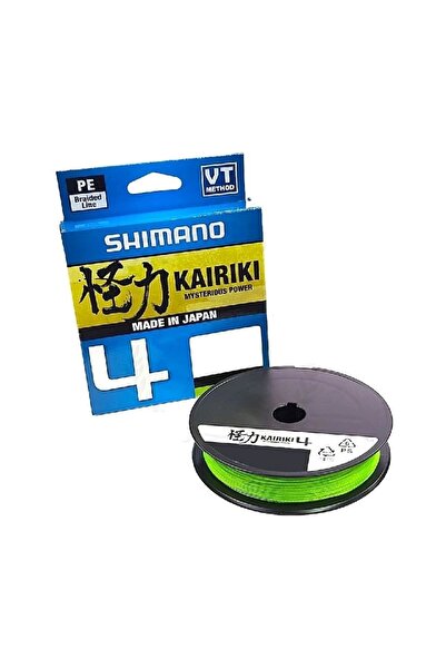 Shimano Kairiki 4 Mantis Green (Yeşil) 0,28 150Mt 4Kat İp Misina