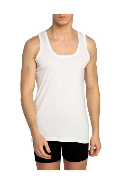 ENTAHA Men's Seher White 6 Pack Classic Combed Cotton Athlete