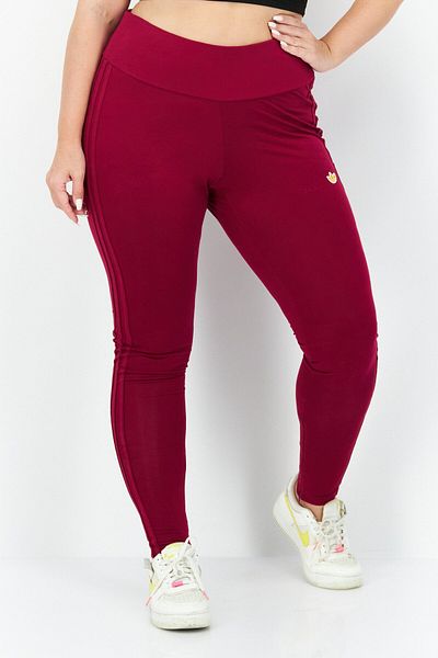 adidas Women Plus Size Training Tights, Maroon