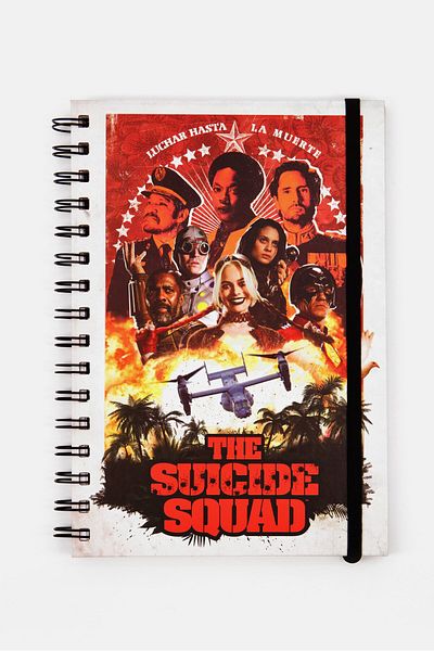 DC COMICS The Suicide Squad A5 Notebook, Red Combo