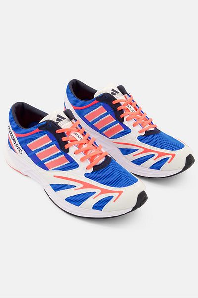 adidas Men Adizero Pro Dna Lace Up Sportswear Shoes, Blue