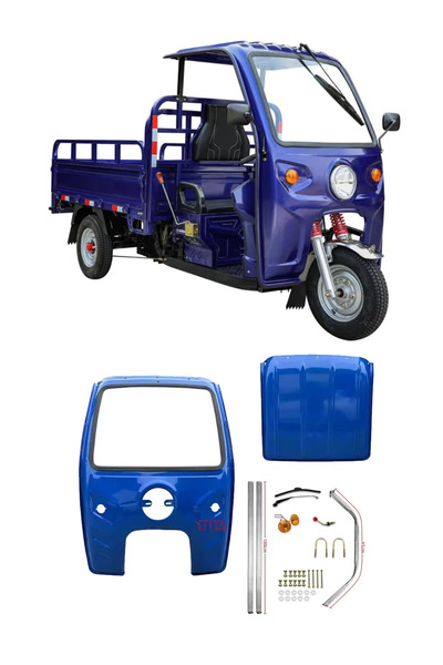 TMA MOTORS Elektrikli Motosiklet Kışlık & Yazlık Kabin MAVİ