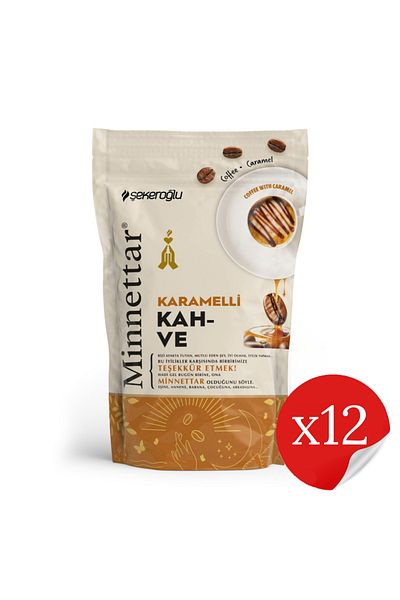 Şekeroğlu Grateful Caramel Coffee 12 X 165 g (12 Pieces)