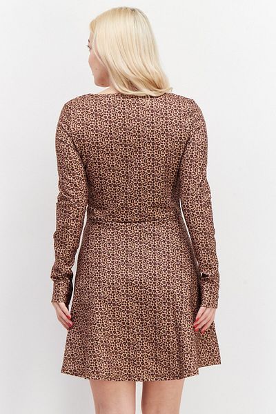 Pamela x NA-KD Reborn Pamela X Na-kd Women Animal Print Mini Casual Dress, Multicolor
