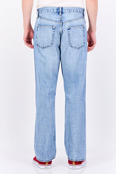 GAP Men Straight Fit Washed Non Stretchable Denim Jeans, Blue