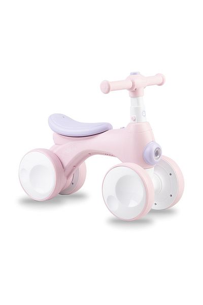 Momi Bicicleta Cu Lumini, Sunet Si Difuzor De Balonase, Tobis - Pink