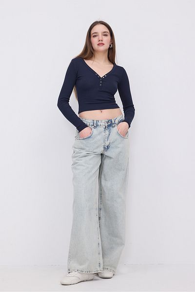 Addax Modal T-Shirt with Snap Collar B13847