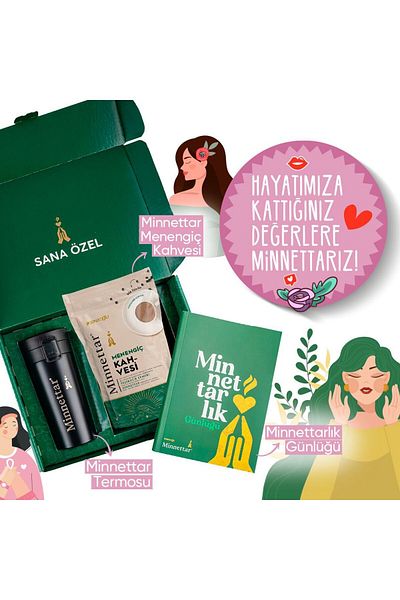 Şekeroğlu Grateful Gift Set (1 Thermos, 1 Grateful Terebinth Coffee 165 gr 1 Day)