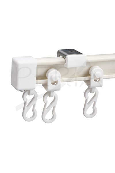 Peria 20 Mt Flexible Oriental - Curved and Twisted Curtain Rail Cornection System