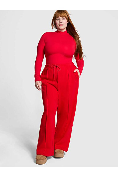 PINK Ivy Geniş Paça Polar Eşofman Altı