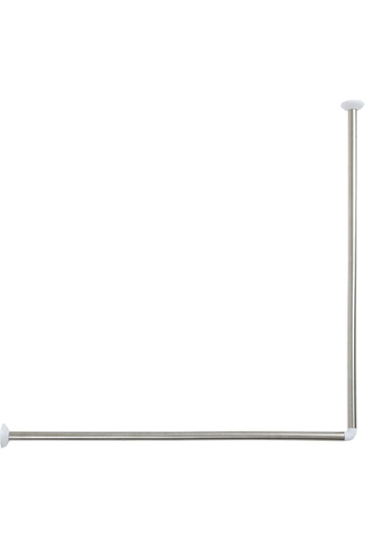 Tendance قضيب دش من الفولاذ المقاوم للصدأ قابل للتمديد، قضيب ستارة 90 سم