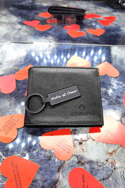 expreshediye İsim Yazılı Erkek Cüzdan Anahtarlık, İsimli Anahtarlık Erkek Cüzdan