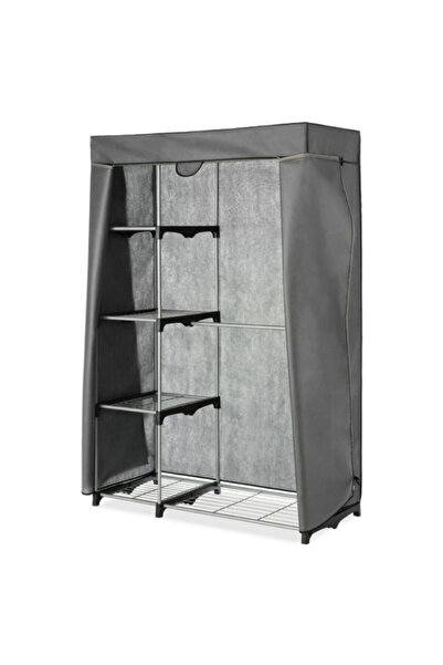 Whitmor Double Rod Closet Cover with Heavy Duty Zipper