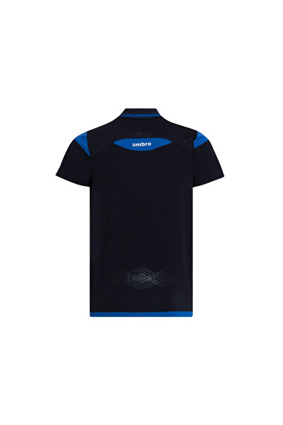 UMBRO Navy Blue Men's Polo Neck T-Shirt Sport Cut Tf-0268 Umbro Diamond Camp Polo T-Shirt D.Blue