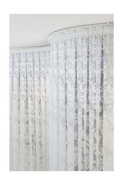 Peria 20 Mt Flexible Oriental - Curved and Twisted Curtain Rail Cornection System