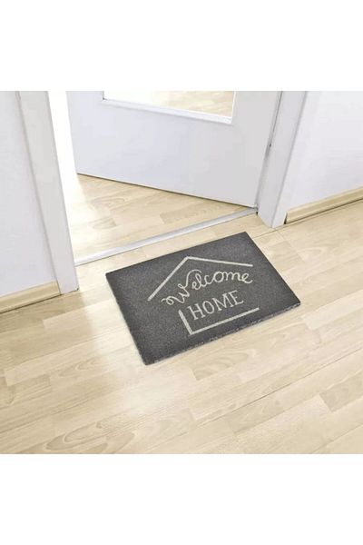 Evideco Non-Slip Backing Attractive Design Welcome Home Printed Door Mat 40 x 60cm