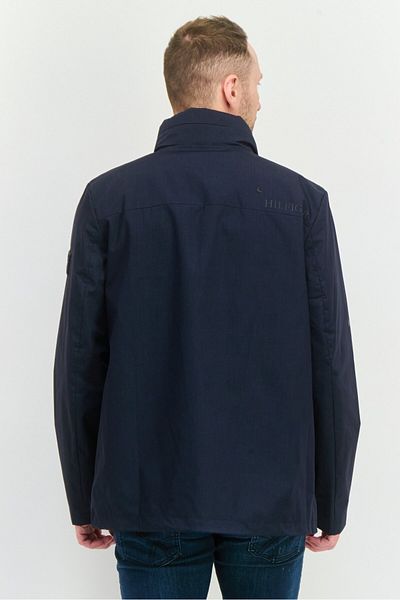 Tommy Hilfiger Men Brand Logo Parka Jackets, Navy