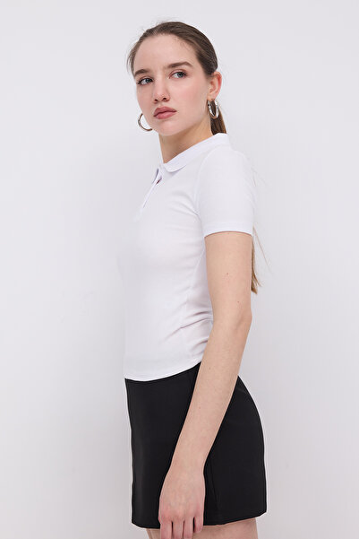 Addax Tricou modal cu gât polo Model: P4311