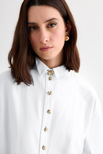 KADRİYE BAŞTÜRK Ferina Gömlek Ekru