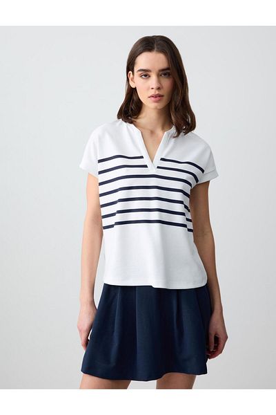Jimmy Key Navy Blue Relaxed Cut Regular Waist Mini Shorts Skirt