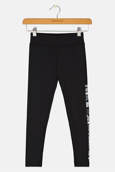 Nike Kids Girl Sportswear Pull On Training Leggings, Black