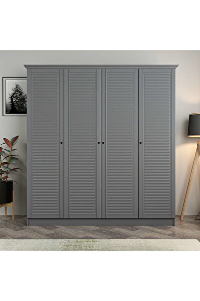 Minar Kale190 4 Kapaklı 2 Çek Taçlı Dlp Antrasit Mbrn Panjur Antrasit