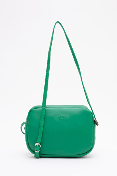 SHAKA Piele artificială Grass Green U23, un singur compartiment, cu fermoar, ...