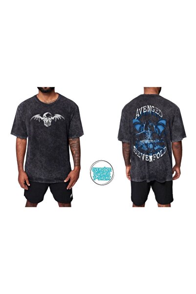 RİSE Tricou Avenged Sevenfold Washed Over Size