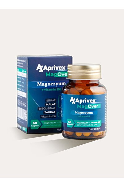 Aprivex Magover Magnezyum 5 Li Etki 60 Tablet