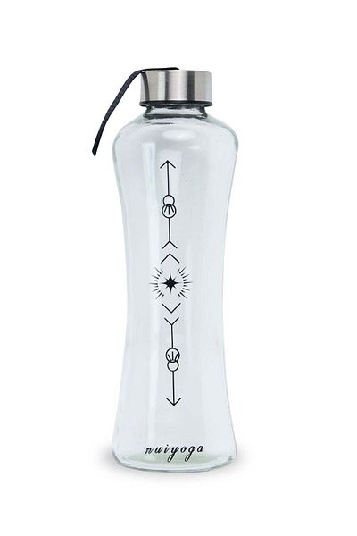 Nui Yoga Glass Flask - 550 ml