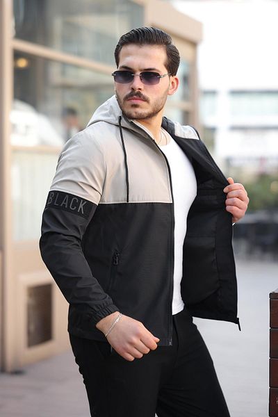 ByTrend Μαύρο ένθετο εποχιακό παλτό με κουκούλα PLDP 2907_60021-1