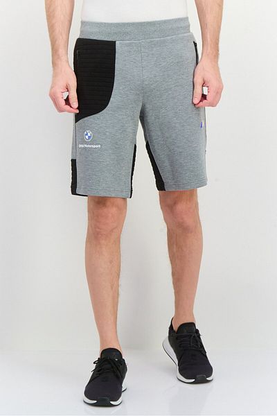Puma x BMW Motorsport Men Sportswear Fit Brand Logo Outdoor Short, Grey Combo