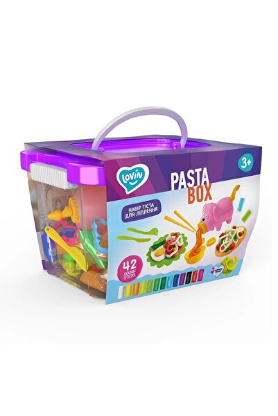 OKTO Set plastilina si accesorii pentru modelaj Lovin - 42 culori - Pasta Box