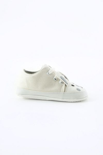yummy kids First Step Lace-Up Rabbit Embroidered Non-Slip Sole Baby Booties