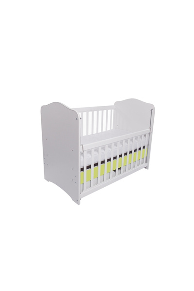 Vessanti Como sliding crib with drawer - White with Green