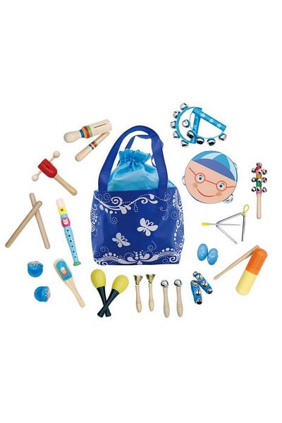 OEM Dřevěná hudební sada s 16 nástroji Ecotoys MK0700401