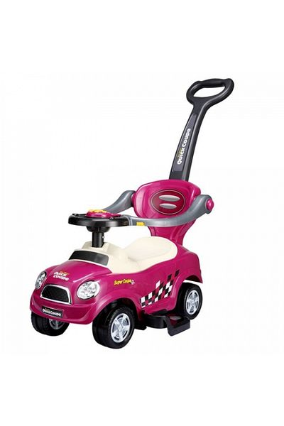 OEM Masinuta de impins Ecotoys 321 Mini Cooper - Roz