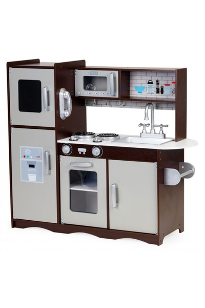 OEM Large wooden children's kitchen with accessories Ecotoys 7266