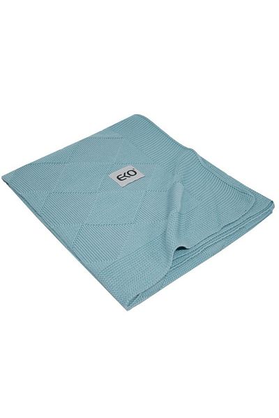 EKO Bamboo Blanket, Eko, 80x100 cm, Checkered, Turquoise