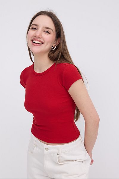 Addax Crew Neck Basic T-Shirt P13343-1