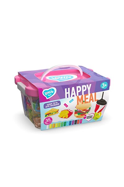 OKTO Set plastilina 100% ECO, Lovin'Do, Happy Meal Box