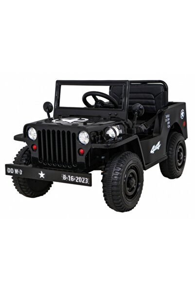 Ramiz Masinuta electrica cu telecomanda Military Retro 4 X 4, roti EVA, scaun...