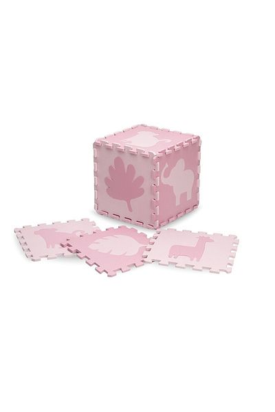 Momi Hrací podložka s puzzle 150x150 cm, Zawi - růžová