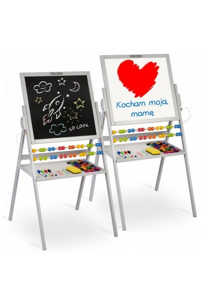 Ricokids Tabla educationala cu doua fete si accesorii Ricokids RK-800, 101 x ...
