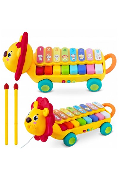 Ricokids Jucarie interactiva in forma de leu cu pian Ricokids RK-740