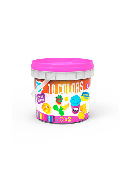 OKTO Set Plastilina Si Accesorii Pentru Modelaj Lovin - 10 Culori Pentru Fetite