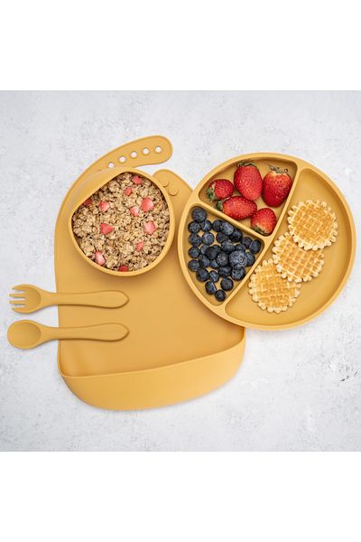 APPEKIDS Set Diversificare, AppeKids, 100% Silicon, Classic - Honey