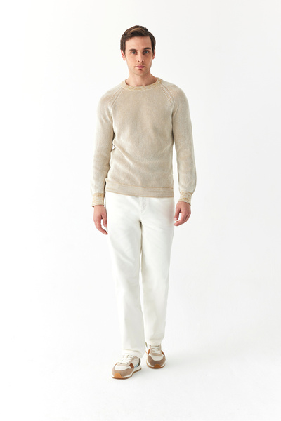 Mudo Crochet Turtleneck Sweater